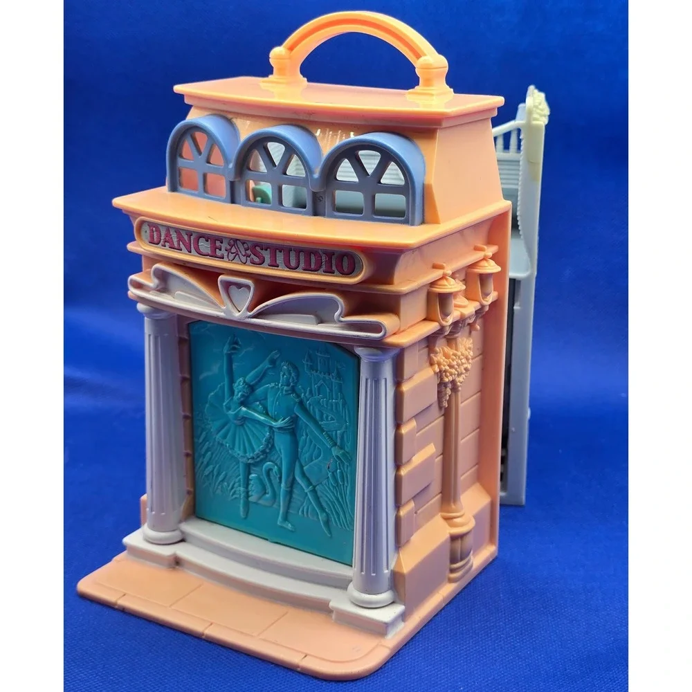 Fisher Price 2001 Sweet Streets Candy Shop Dance Studio Playset No Accessories